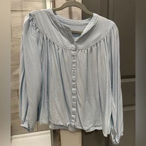 Long sleeve button up blouse
